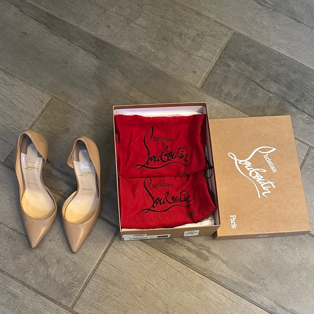 Christian Louboutin Iriza Nude 100 Heel